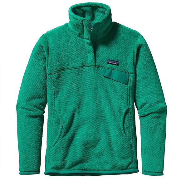 Patagonia Women's Re-Tool Snap-T Pullover in Emerald Green - Picture 10 of 10